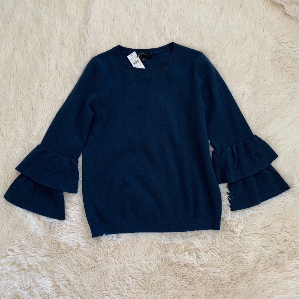 Ann Taylor ruffle sweater
